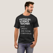 物理おもしろい科学先生 Tシャツ (正面フル)