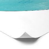 物理および政治の世界地図 ポスター (角)