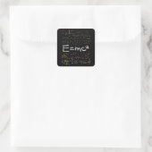 物理および数式EMC2 スクエアシール (バッグ)