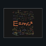 物理および数式EMC2 ポストカード<br><div class="desc">物理カッコいいデザイン。すべての物理学者、物理学の学生、物理学の先生と物理学の愛好家のために必要。ギフト素晴らしアイディア。</div>