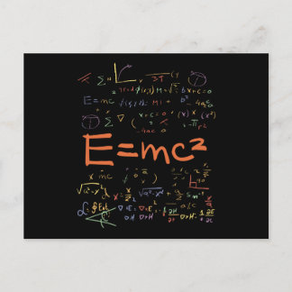 物理および数式EMC2 ポストカード