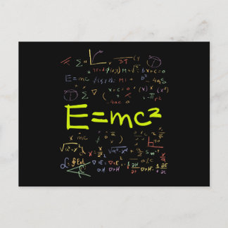 物理および数式EMC2 ポストカード