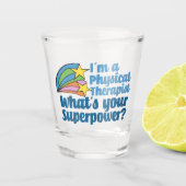 物理すごいセラピストかわいいPT ショットグラス (正面)