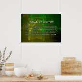 物理とはポスター ポスター (キッチン)