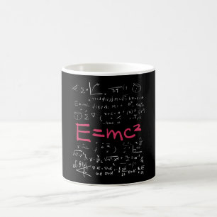 物理と数学の公式 EMC2 コーヒーマグカップ