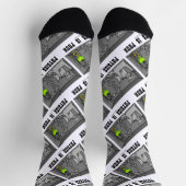 物理はプン(おもしろい)シュレディナーの猫考えだ ソックス (上部)