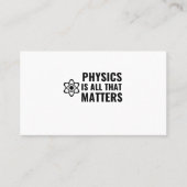 物理は重要な問題だ 名刺 (正面)