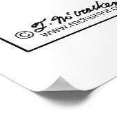 物理または社会科学? ポスター (角)