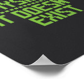 物理もし的ではなく、存在しない。 ポスター (角)