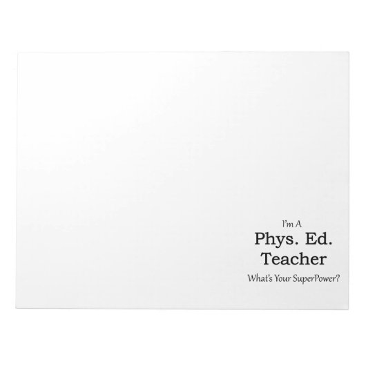 物理エド。先生 ノートパッド (正面)