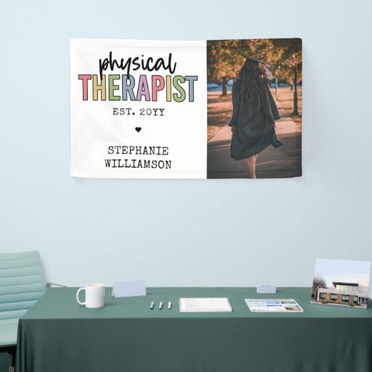 物理カスタムセラピストPT卒業 横断幕 (トレードショー)