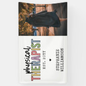 物理カスタムセラピストPT卒業 横断幕 (縦)