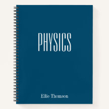 物理グラフパーソナライズされた紙シンプル青