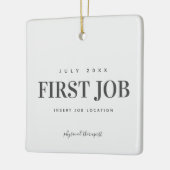 物理ジョブとしての最初のセラピストDPT ♥ セラミックオーナメント (左)