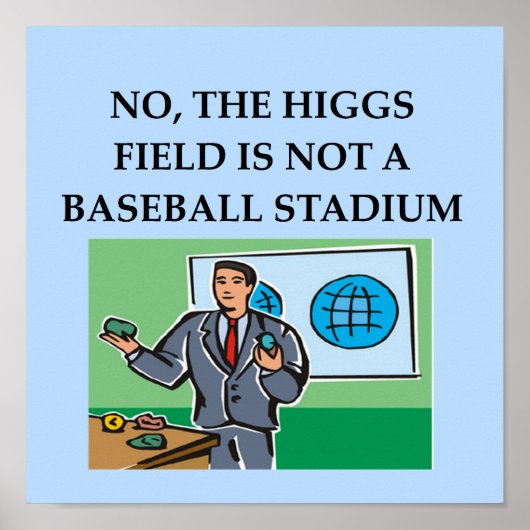 物理ジョークの贈り物tシャツ ポスター (正面)