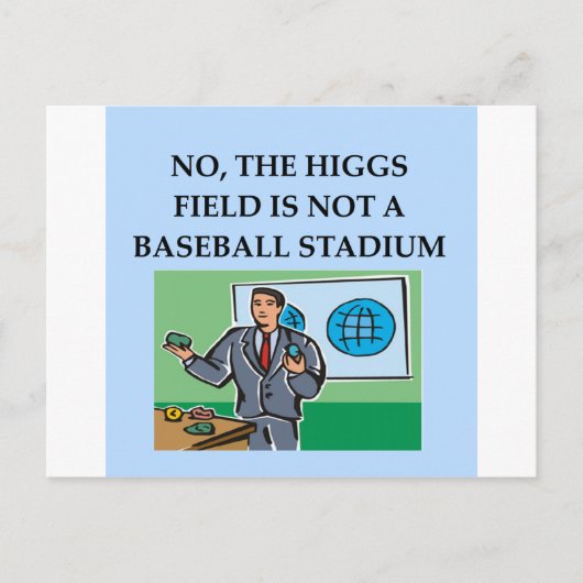 物理ジョークの贈り物tシャツ ポストカード (正面)