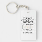 物理セラピストがGagをチェックアウトしない キーホルダー (正面)