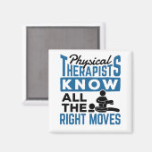 物理セラピストは正しい動きを認識するポイント マグネット (正面/裏面)