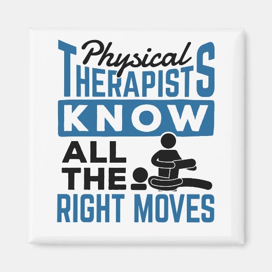 物理セラピストは正しい動きを認識するポイント マグネット (正面)