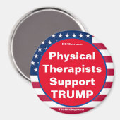 物理セラピストはTRUMP愛国磁石をサポート マグネット (正面/裏面)