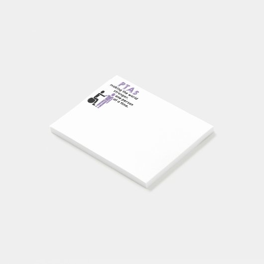 物理セラピストアシスタントのポストイットのメモ ポストイット (アングル)