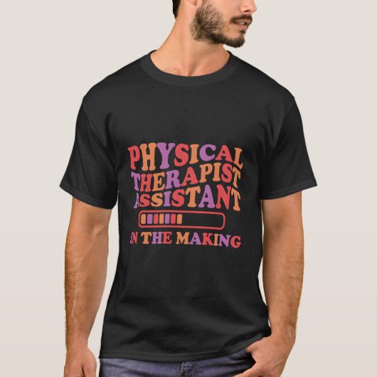 物理セラピストアシスタントの将来のPtaスタッド Tシャツ (正面)