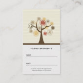 物理セラピストアポイントメント – ナチュラエレガントル 予約カード (裏面)