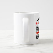 物理セラピストコーヒーマグティーカップ贈おもしろいり物 ジャンボコーヒーマグカップ (裏面)