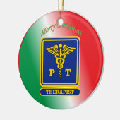 物理セラピストシールドカスタム セラミックオーナメント (左)