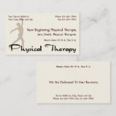 物理セラピストセラピー名刺 名刺 (正面/裏面)