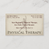 物理セラピストセラピー名刺 名刺 (正面)
