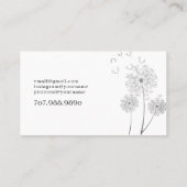 物理セラピストセラピー風吹花 名刺 (裏面)
