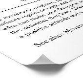 物理セラピストパーソナライズされたギフト ポスター (角)