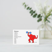 物理セラピストパーソナルトレーナー名刺 名刺 (スタンド正面)