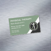 物理セラピストモダン名刺マグネット マグネット名刺 (インサイチュ)