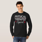 物理セラピスト分隊Ptエクササイズ理学療法 Tシャツ (正面フル)