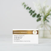 物理セラピスト名刺 名刺 (スタンド正面)