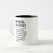 物理セラピスト定義 ツートーンマグカップ (正面左)