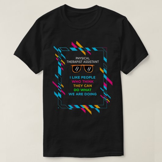 物理セラピスト補助装置 Tシャツ (デザイン正面)