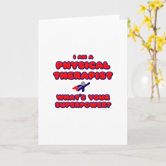 物理セラピスト..あなたの超大国は？ カード (黄色い花)