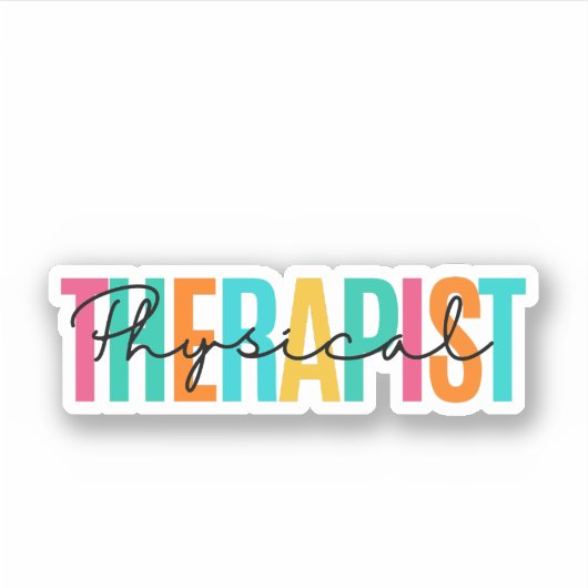 物理セラピスト シール (正面)