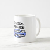 物理セラピスト...大きな取引の種類 コーヒーマグカップ (正面右)