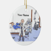 物理セラピスト – 男性 セラミックオーナメント (右)