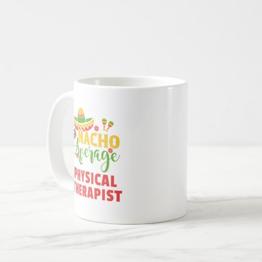 物理セラピストDPT卒業理学療法士 コーヒーマグカップ (正面左)