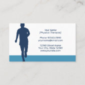 物理セラピストPT名刺テンプレート 名刺 (裏面)