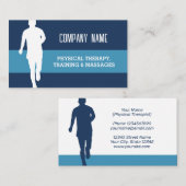 物理セラピストPT名刺テンプレート 名刺 (正面/裏面)
