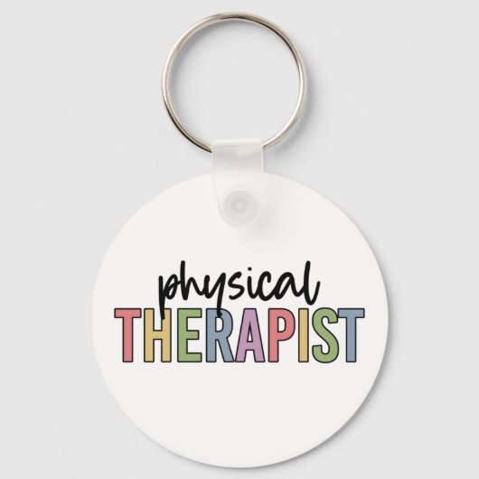 物理セラピストPT大学院理学療法 キーホルダー (正面)