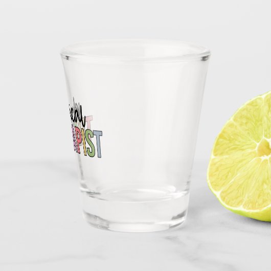 物理セラピストPT大学院理学療法 ショットグラス (右)