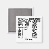 物理セラピストPT マグネット (正面/裏面)