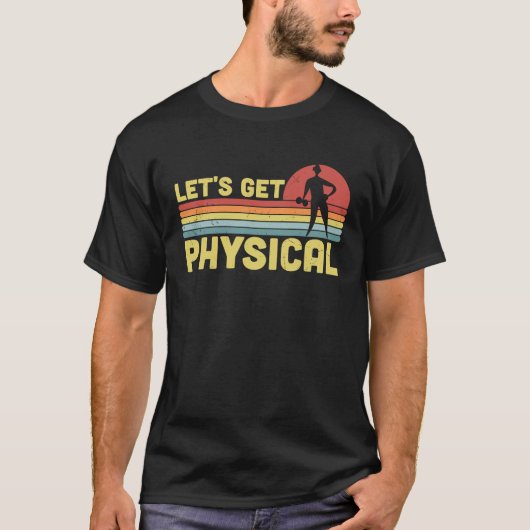 物理トレーニングジムを取得する完全素晴らしい80 Tシャツ (正面)